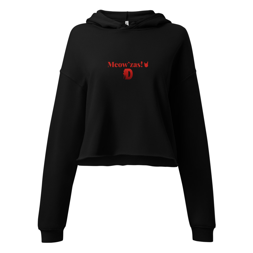 Daniland women's Meow’zas! cropped hoodie